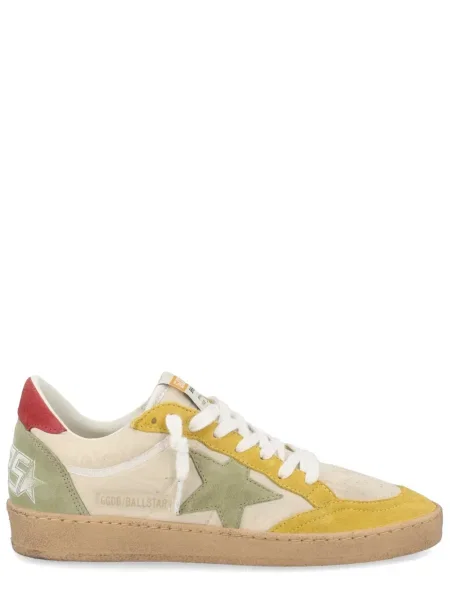 Sneakerși Golden Goose cu aplicații auriu