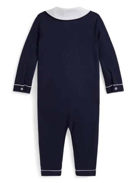 Piżama dziecięca Polo Ralph Lauren niebieska