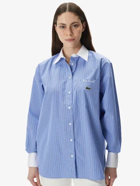 Сорочка Lacoste блакитна