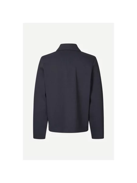 Bluza rozpinana Samsoe Samsoe niebieska