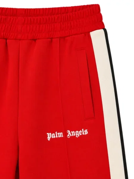 Spodnie dziecięce Palm Angels czerwone