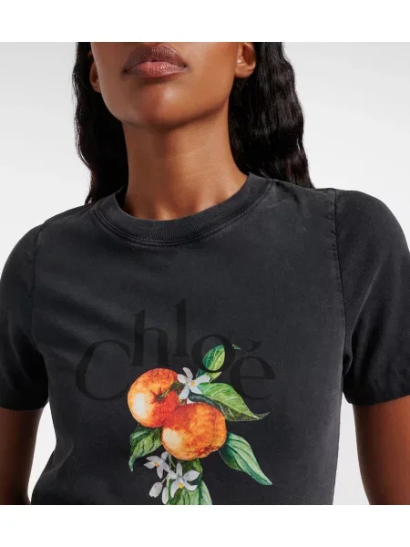 Tricou Chloé cu imagine negru