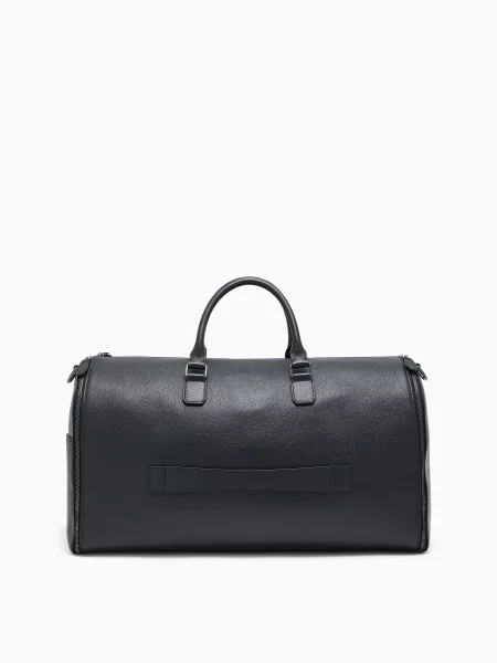 Кожаная сумка Emporio Armani черная