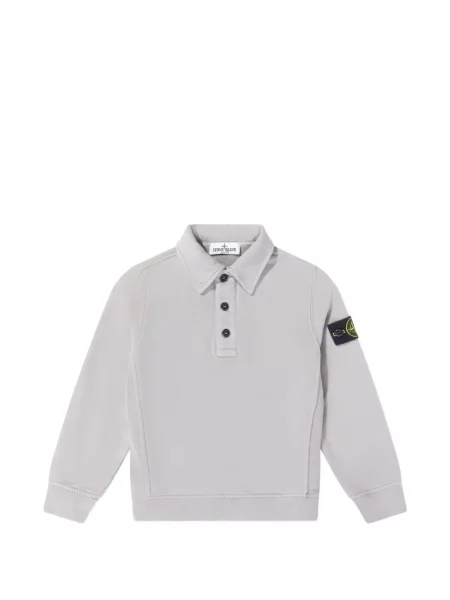 Dětské polotričko Stone Island šedé