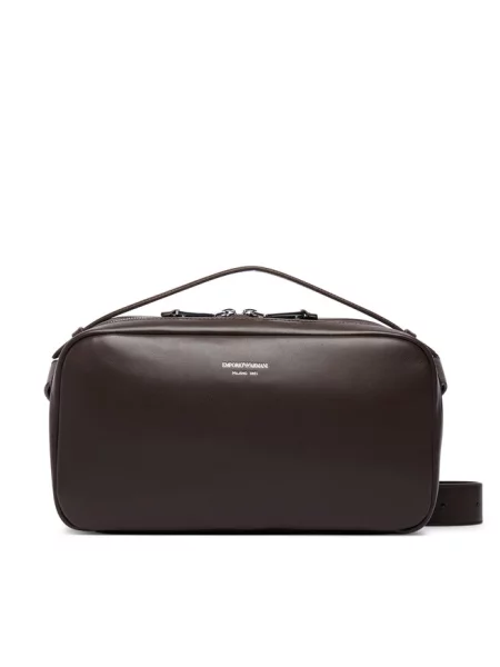 Emporio Armani Torebka Szary brązowa