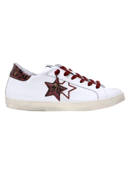 Sneakersy 2star skórzane białe