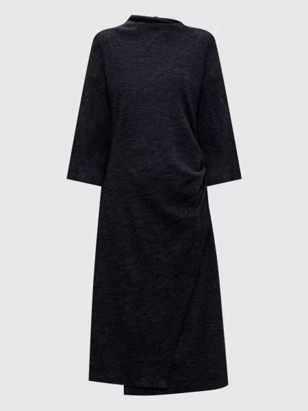 Сукня міді з вовною Peserico сіра