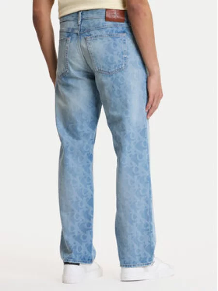 Calvin Klein Jeans Traperice Straight Fit plava