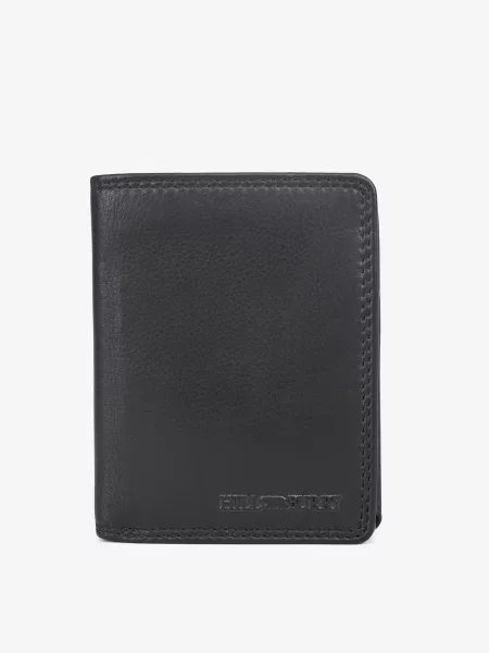 Кожаный кошелек Hill Burry черный