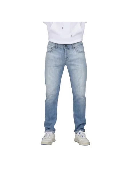 Jeansy Dondup ze stretchu niebieskie
