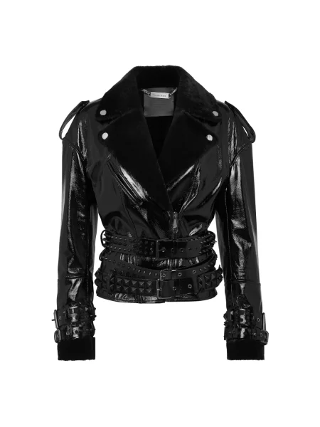 Kurtka skórzana Philipp Plein czarna
