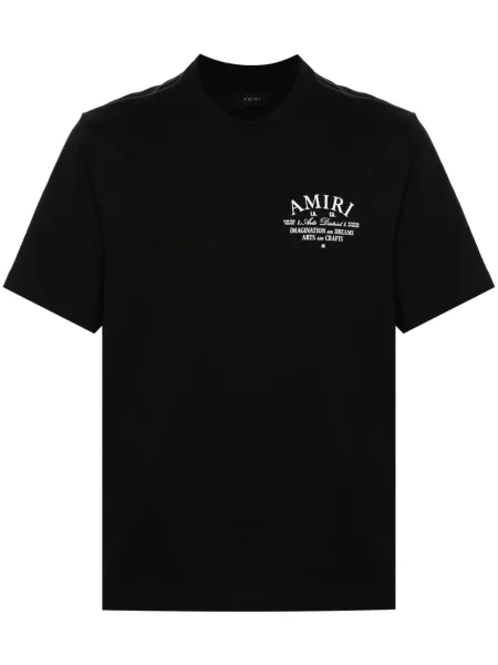 Tricou Amiri cu imagine negru