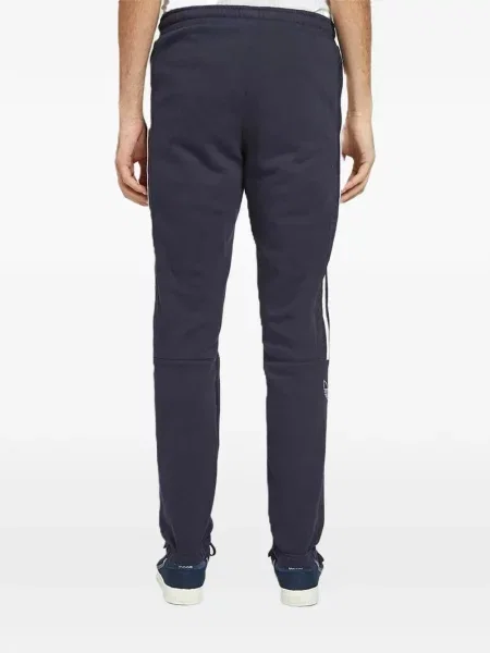 Pruhované krajkové pruhované tričko Adidas s vázáním šedé