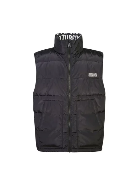 Kamizelka jeansowa Versace Jeans Couture czarna