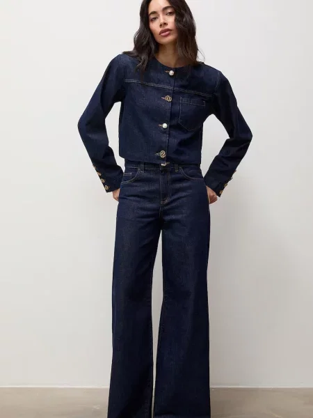 Answear.LAB blugi wide leg pentru femei