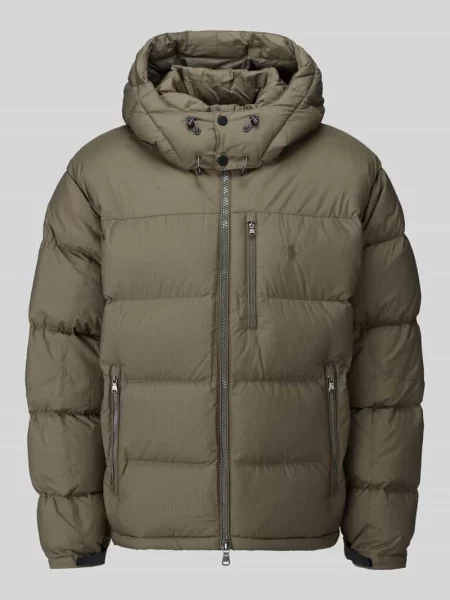 Kurtka pikowana z zamkiem błyskawicznym dwustronnym Polo Ralph Lauren oliwkowa