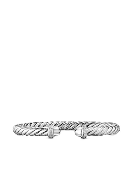Brăţară David Yurman argintiu
