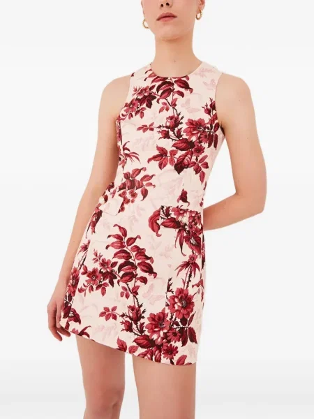 Rochie mini Cara Cara cu model floral cu imagine de costum