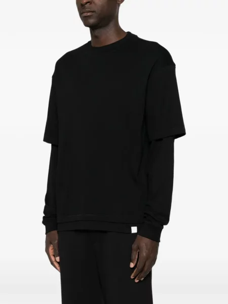 Lung tricou Woc negru