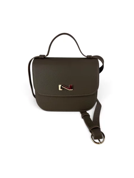 Torebka crossbody Nathan-baume skórzana brązowa