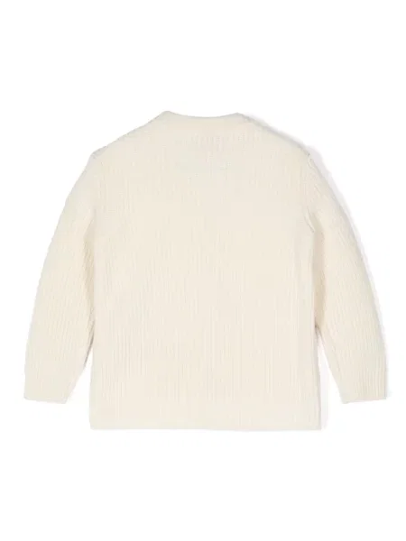 Kardigan dziecięcy Moncler Enfant biały