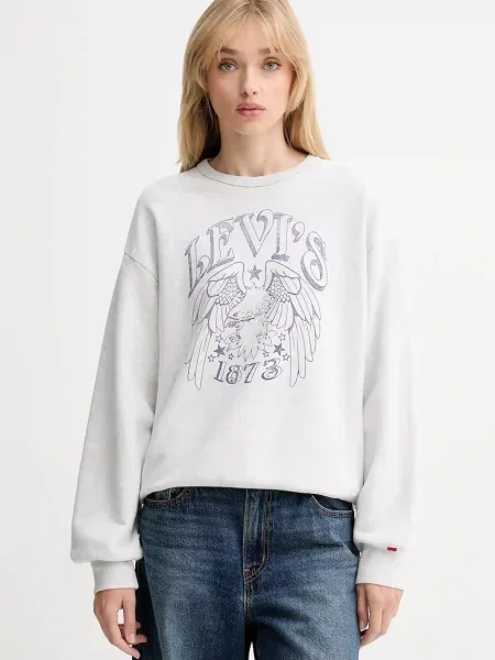 Levi's bluza z nadrukiem szary