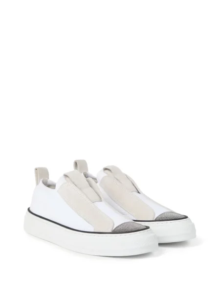 Sneakerși Brunello Cucinelli alb