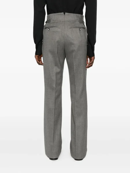 Pantaloni Tom Ford de lână gri