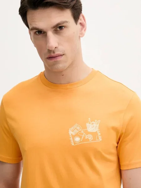 Футболка United Colors Of Benetton оранжевая