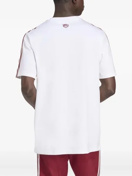 Tričko Adidas s polovičními zipem bílé