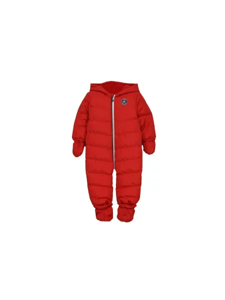 Kombinezon narciarski dla niemowląt Peak Mountain Layette czerwony