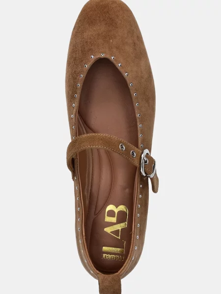 Замшевые балетки Answear.lab коричневые