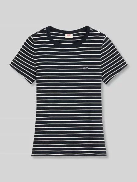 T-shirt o kroju slim fit z mieszanka bawełny model HAYES' Levi's