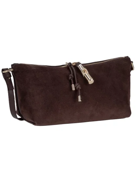 Ročna torba Furla Debby Mini KH Temno rjava