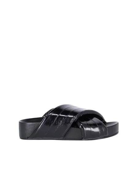 Klapki Jil Sander czarne