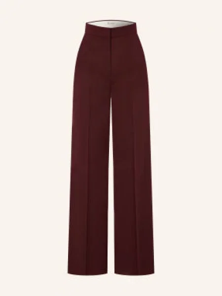 Max Mara Marlene Kalhoty Extra tmavě červená