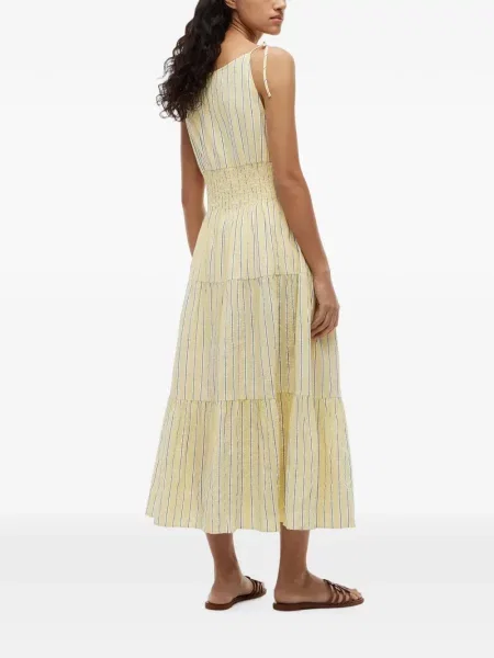 Rochie midi Tommy Hilfiger galben