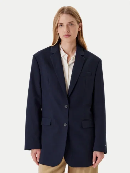 Tommy Hilfiger Zakó Elevated sötétkék