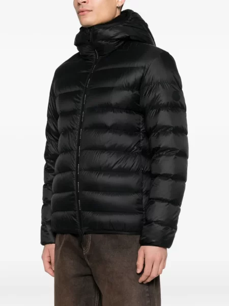 Яке Moncler с качулка черно