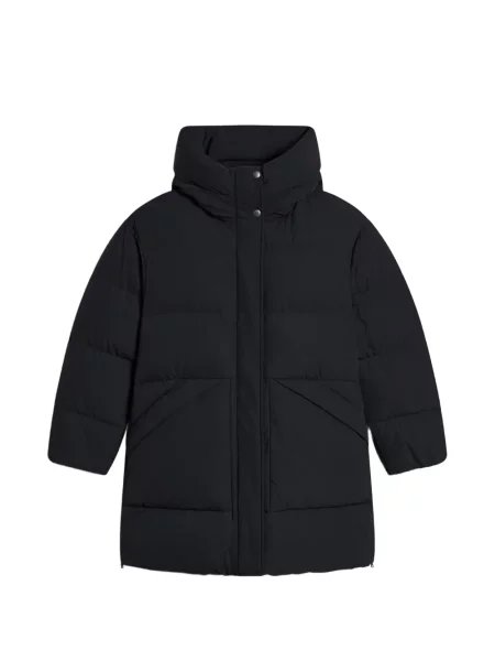 Geacă parka Woolrich cu glugă negru