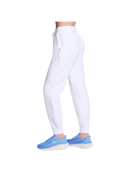Jogger nohavice Skechers biela