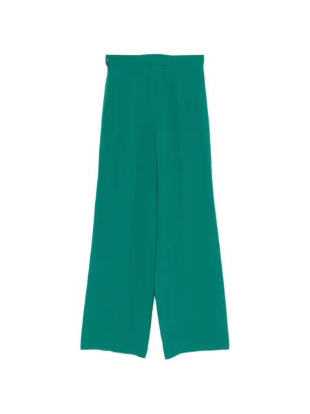 Pantaloni De Santis plisate verde