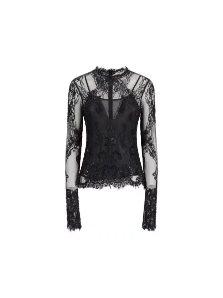 Bluzka Blumarine koronkowa czarna