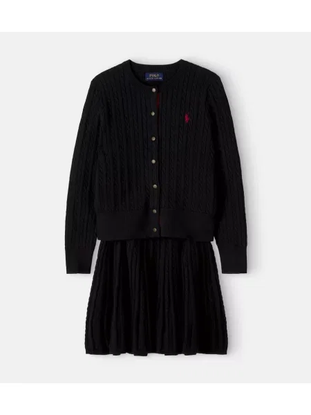 Φούστα Polo Ralph Lauren μαύρο