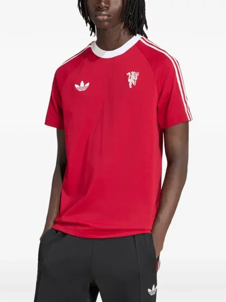Hanorac Adidas alergare tricotate roșu