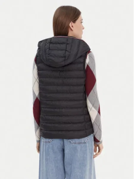 Tommy Hilfiger Brezrokavnik Global Stripe črna