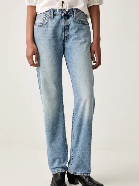 Levi's blugi regular pentru femei albastru