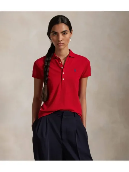 POLO RALPH LAUREN Polo Julie | pique roșu