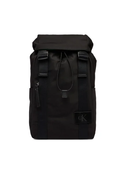 Calvin Klein Hátizsák Canvas Mix Backpack fekete