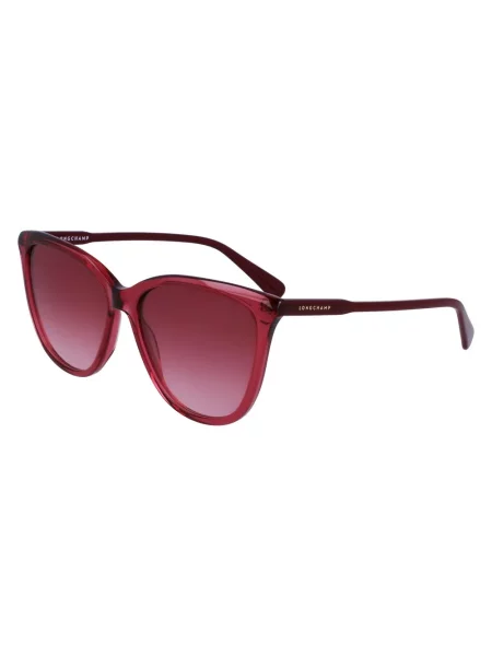 Okulary przeciwsłoneczne Longchamp czerwone